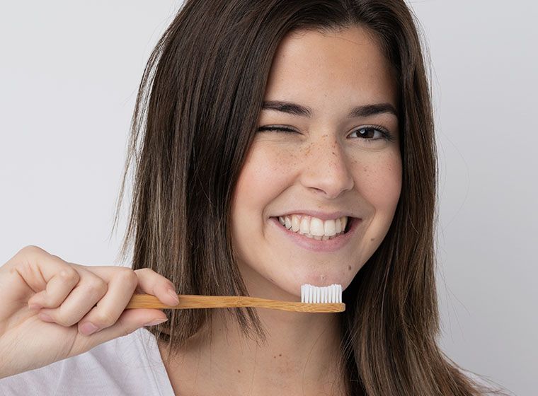 Girl With Toothbrush